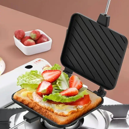 Non Stick Grill Sandwich Toaster with Handle