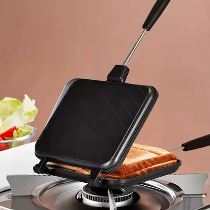 Non Stick Grill Sandwich Toaster with Handle