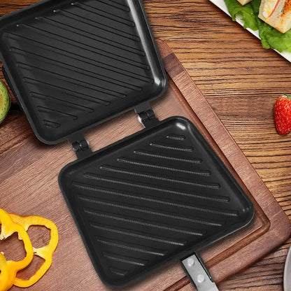 Non Stick Grill Sandwich Toaster with Handle