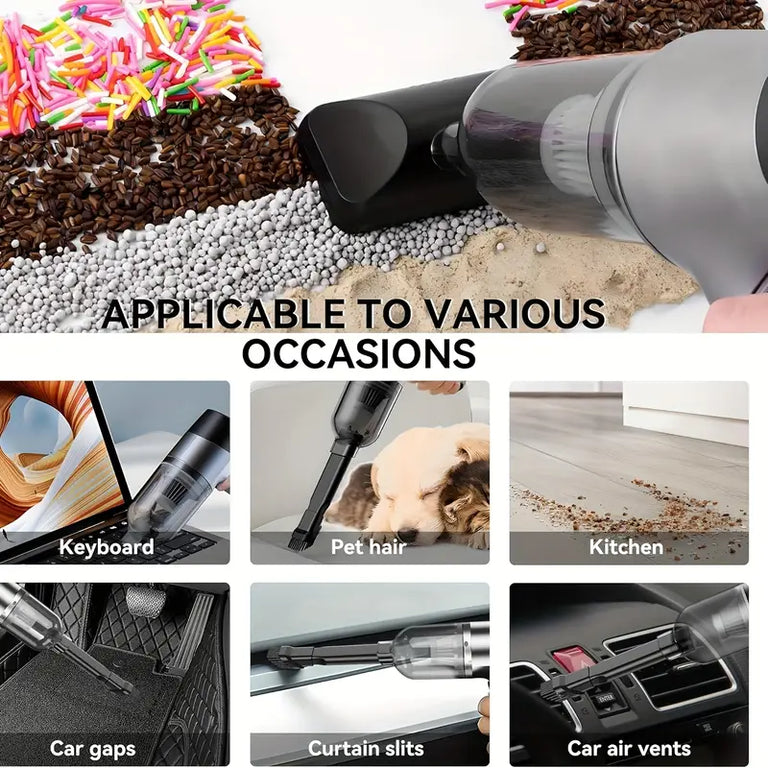 3 in 1 Vacuum Cleaner - Portable & Wireless