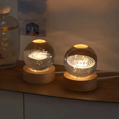 Romantic Crystal Ball Lamp - Pack of 2