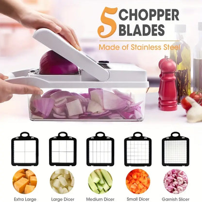 14 in 1 Vegetable Chopper - Premium Quality Guaranteed
