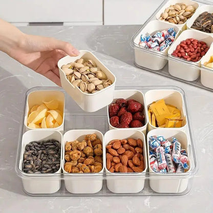 Premium 8 Compartment Storage Box with Lid