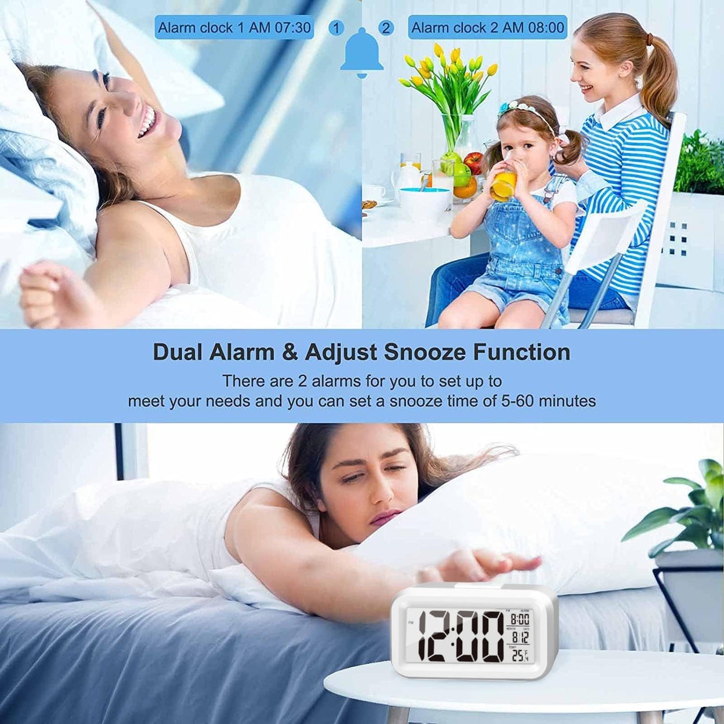 Digital Alarm Clock Premium Quality Guaranteed