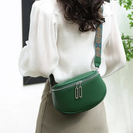 Royal Ruffle - Peacock design belt Sling bag