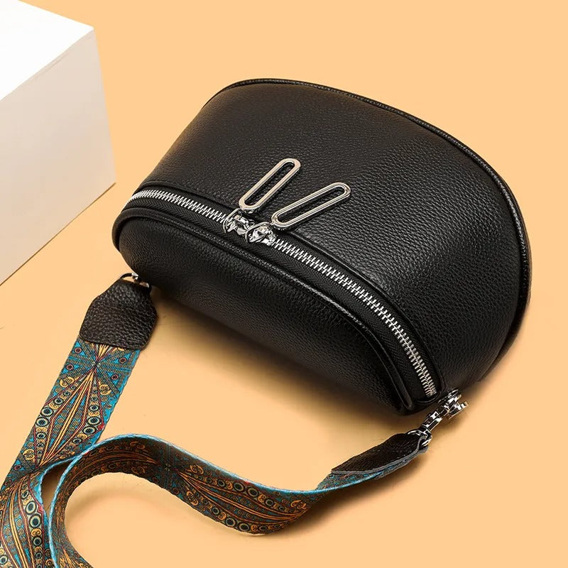 Royal Ruffle - Peacock design belt Sling bag