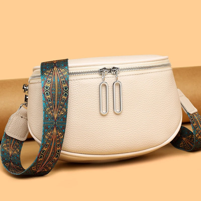 Royal Ruffle - Peacock design belt Sling bag
