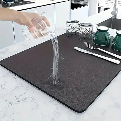 Super Absorbent Dish Drying Mat