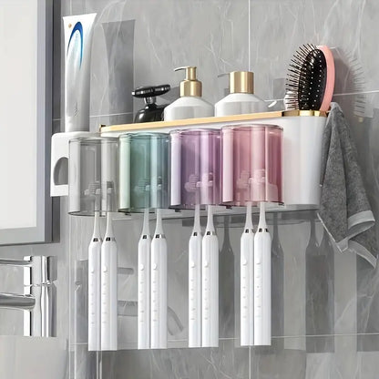 Toothbrush Holder with Shelf - Premium Quality Guaranteed