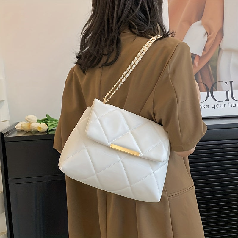Chic Essence Quilted Leather Hand Bag