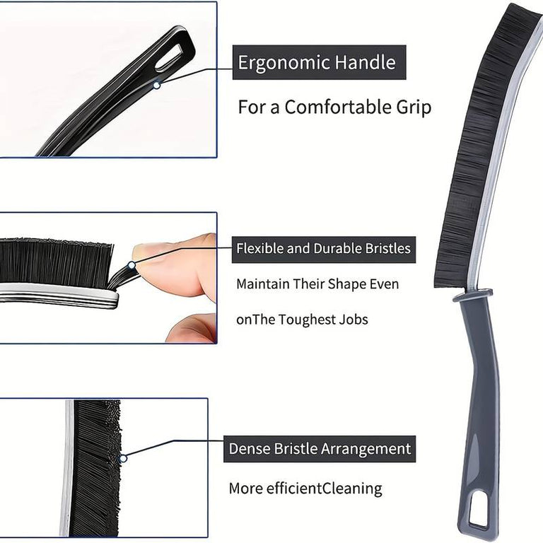 CleanEasy - High Quality Gap Cleaning Brush with Free Sticky Hooks