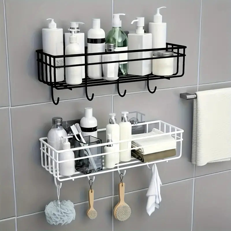 No-Drill Design Wall-Mounted Hanging Shelf