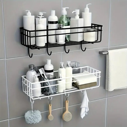 No-Drill Design Wall-Mounted Hanging Shelf