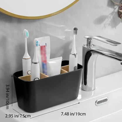 Multifunctional Toothbrush Holder Stand With 5 Slots