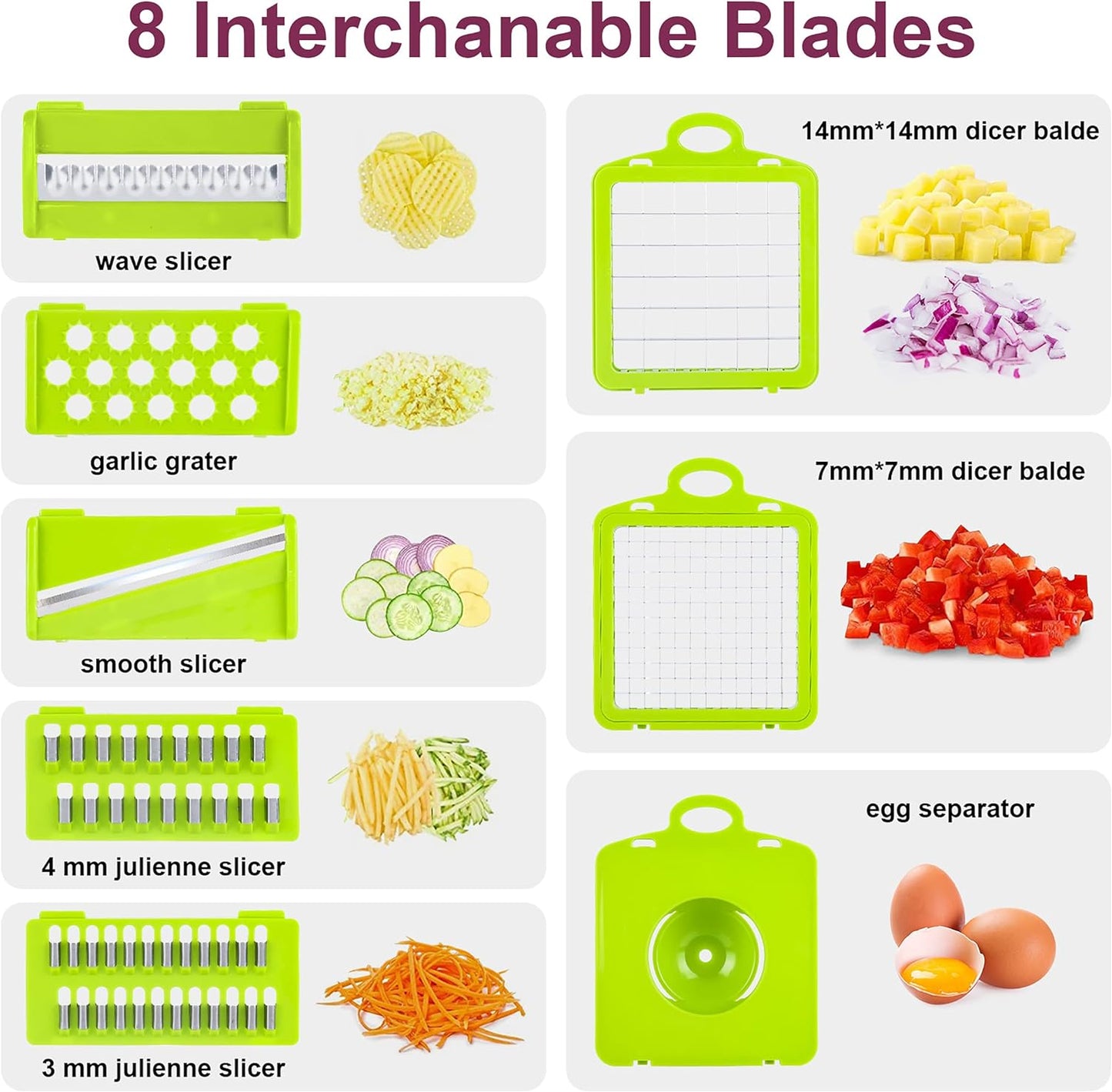 10 in 1 multifunctional Vegetable Chopper