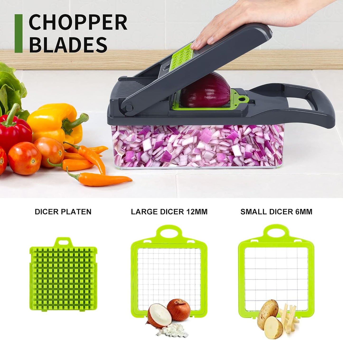10 in 1 multifunctional Vegetable Chopper