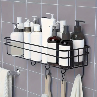 No-Drill Design Wall-Mounted Hanging Shelf