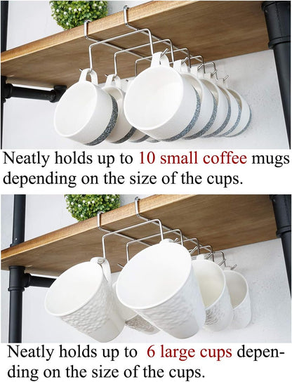 Mugs/ Cups Rack Under Shelf
