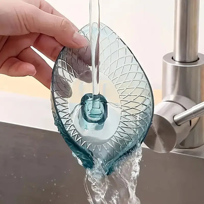 Leaf-Shaped Self-Draining Soap Dish