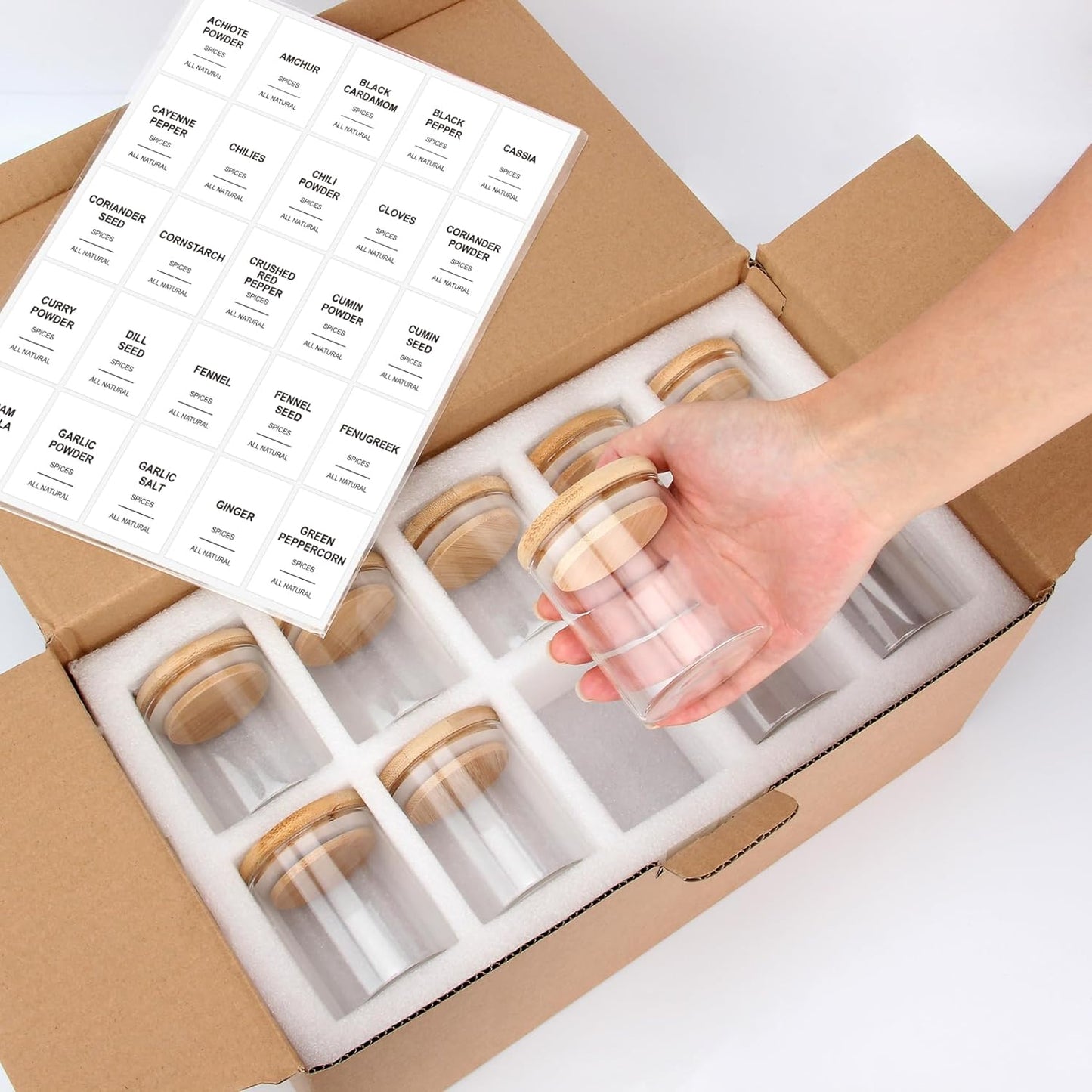 Spice Jar Set - PACK OF 12