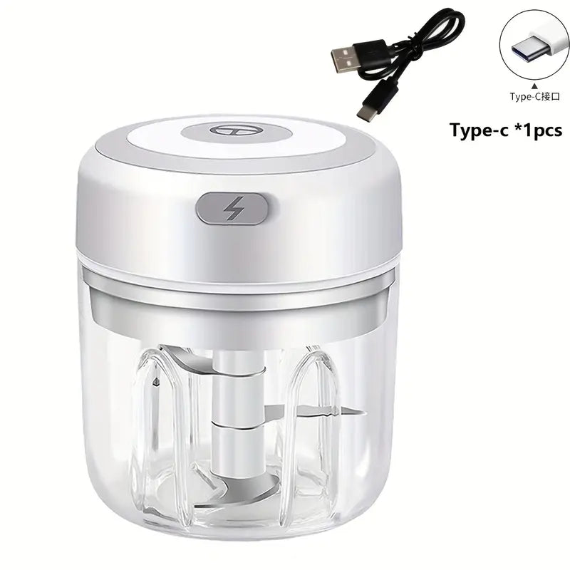 Portable Electric Vegetable chopper with USB (250ML)
