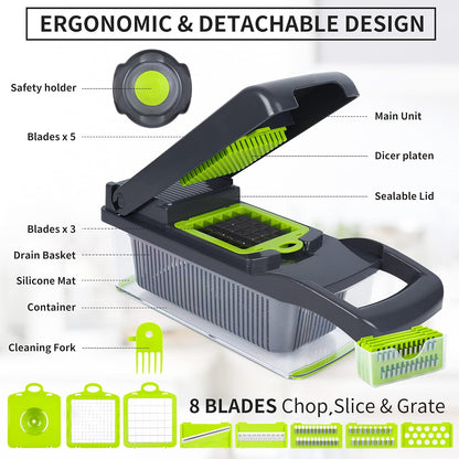 10 in 1 multifunctional Vegetable Chopper