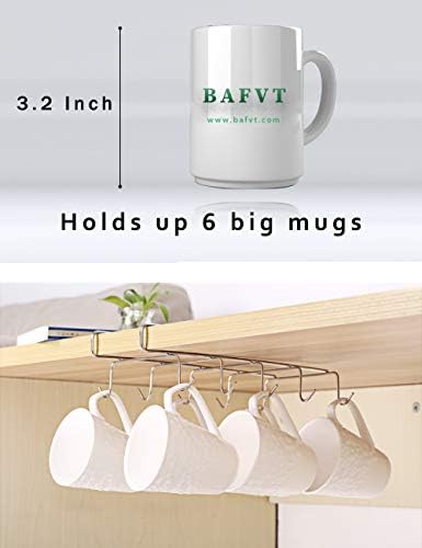 Mugs/ Cups Rack Under Shelf