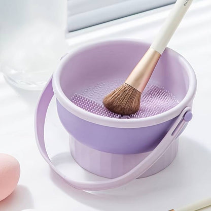 3 in 1 Silicone Makeup Brush Cleaner - Pack of 2