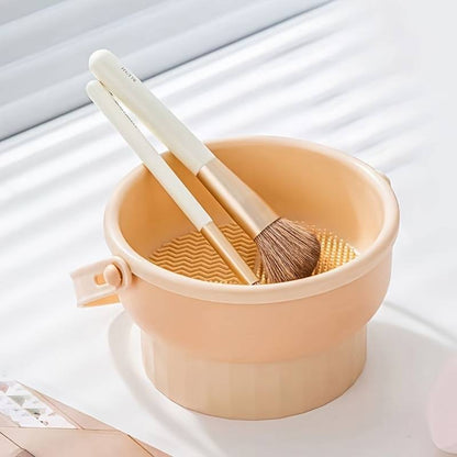 3 in 1 Silicone Makeup Brush Cleaner - Pack of 2