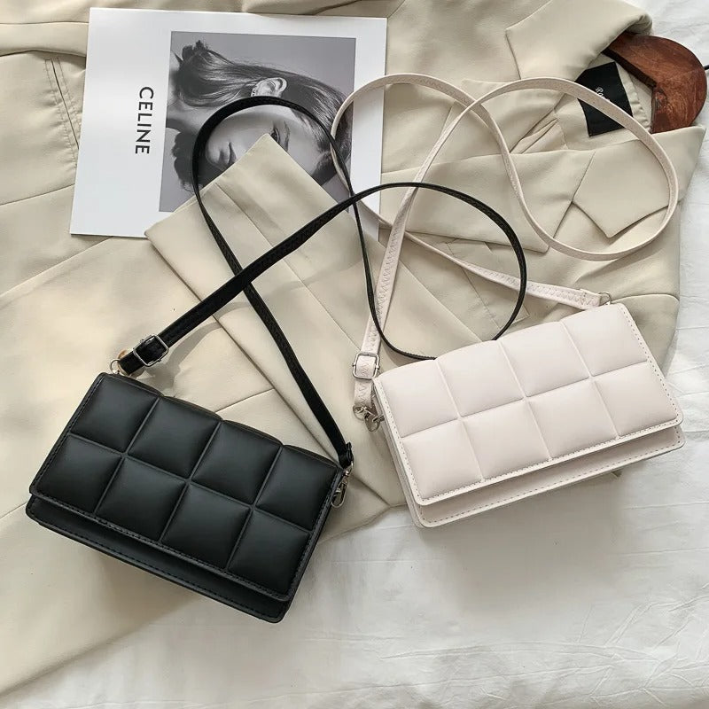 Classic Craze - Block shaped PU Leather Sling bag