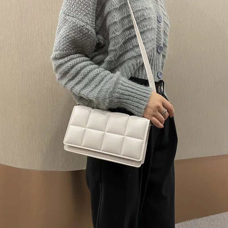 Classic Craze - Block shaped PU Leather Sling bag