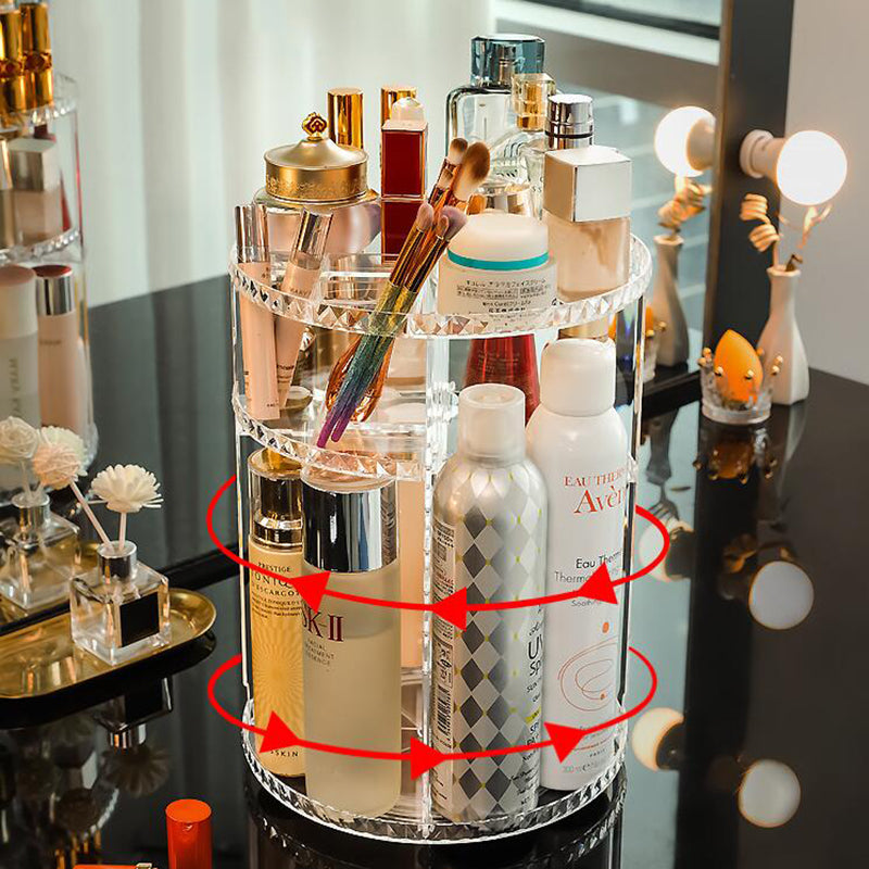 Glam Organizer - 360 Degree Rotation Cosmetic Storage
