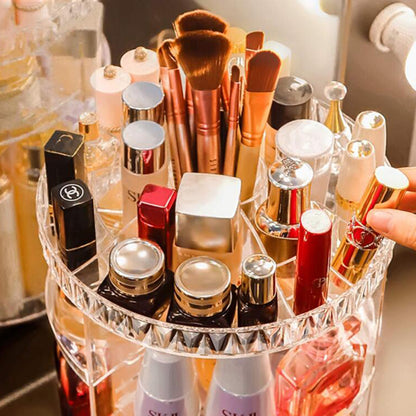 Glam Organizer - 360 Degree Rotation Cosmetic Storage