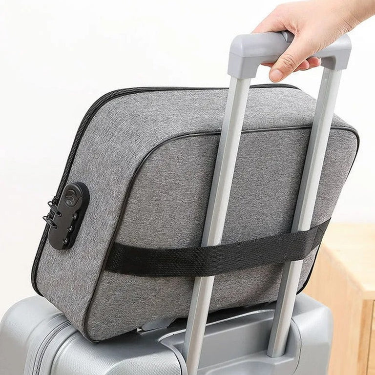 SafeDoc - Document Organiser Bag with Free Toiletry Bag