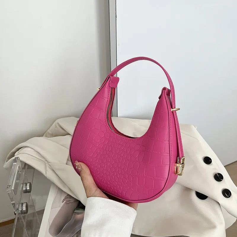 Lunar Stellar Luxury Crocodile Leather Hand Bag
