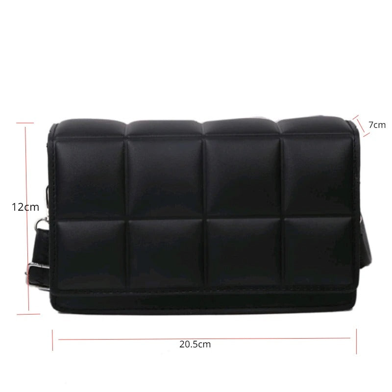 Classic Craze - Block shaped PU Leather Sling bag