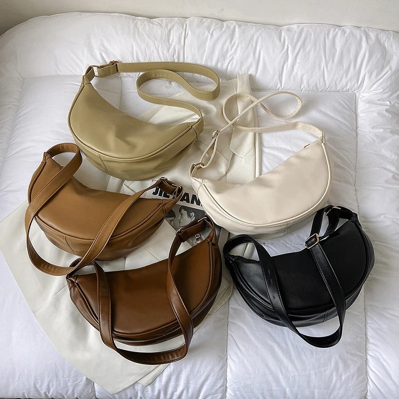 Luna Chic - Leather Cross body & shoulder sling bag