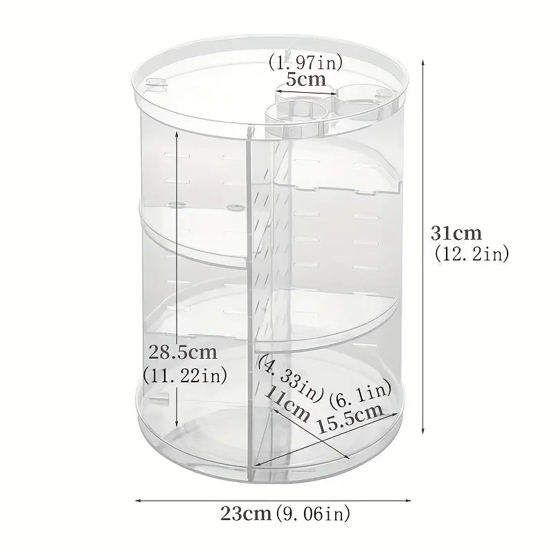 Glam Organizer - 360 Degree Rotation Cosmetic Storage