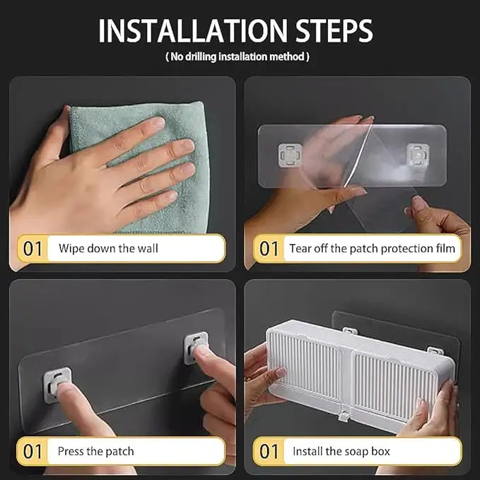 Trendy 2 in 1 Soap Holder - Premium Quality Guaranteed