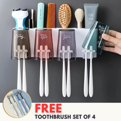 Toothbrush Holder with Shelf - Premium Quality Guaranteed