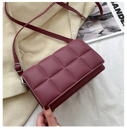 Classic Craze - Block shaped PU Leather Sling bag