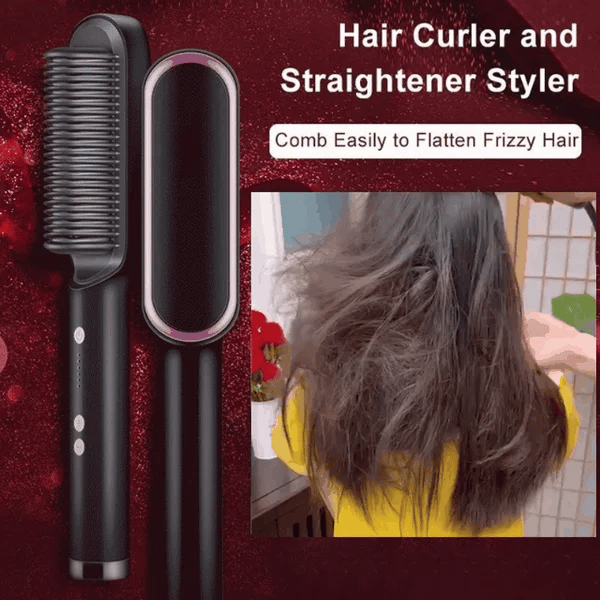Velura- Hair Straightener Comb Brush