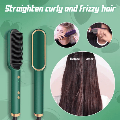 Velura- Hair Straightener Comb Brush